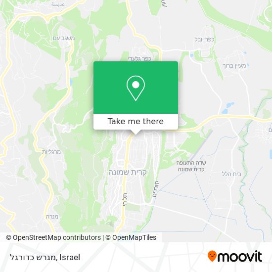 מגרש כדורגל map