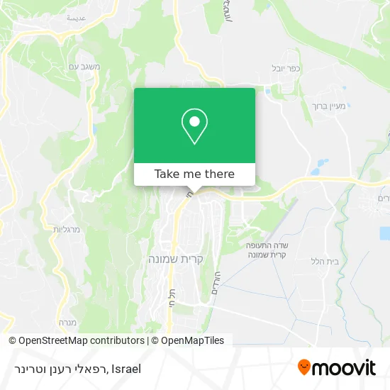 Карта רפאלי רענן וטרינר