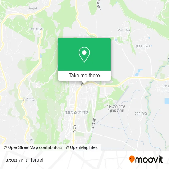 Карта נדיה מסאג'
