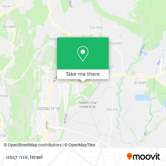 אנה קוסט map