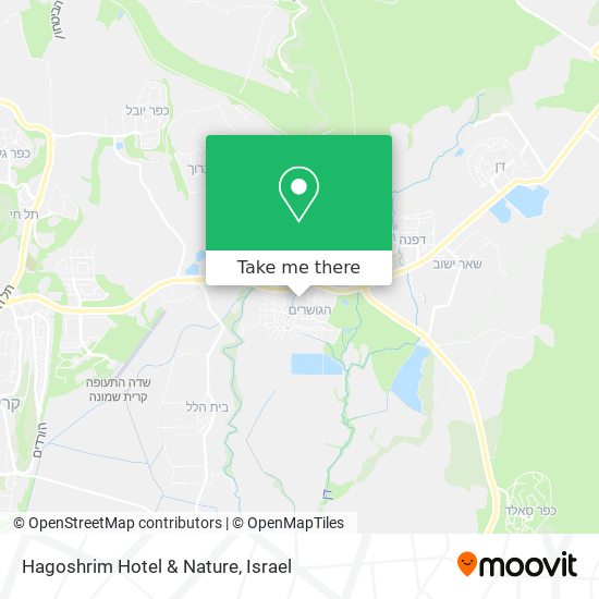 Hagoshrim Hotel & Nature map