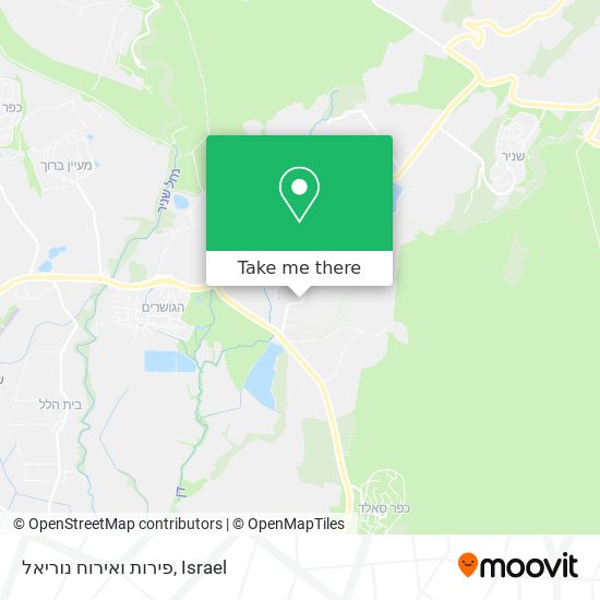 פירות ואירוח נוריאל map