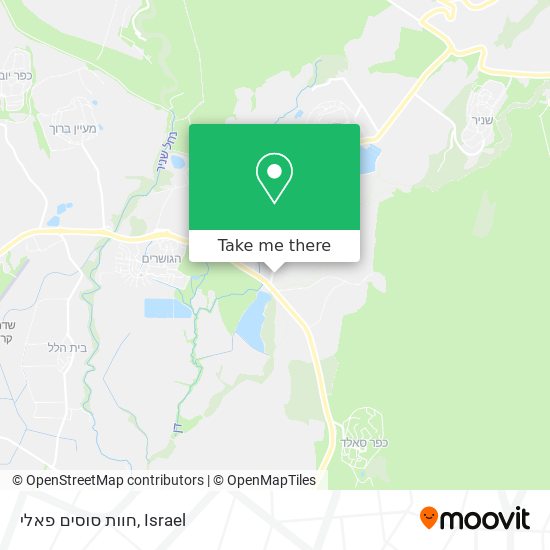 חוות סוסים פאלי map