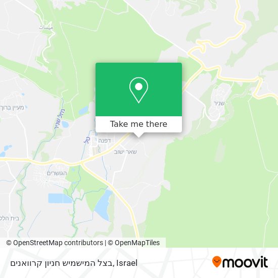 בצל המישמיש חניון קרוואנים map