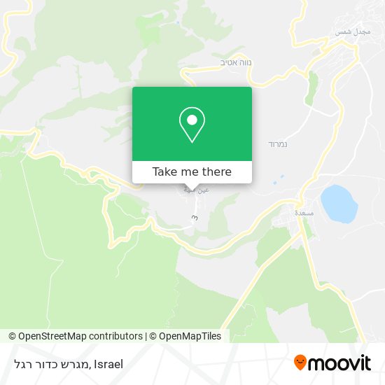 מגרש כדור רגל map