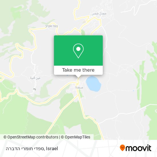 ספדי חומרי הדברה map