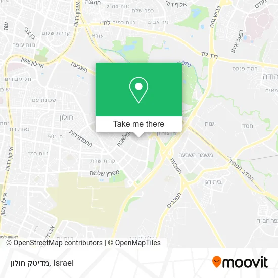 Карта מדיטק חולון