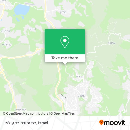 רבי יהודה בר עילאי map