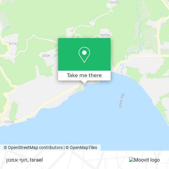 Карта חוף אמנון