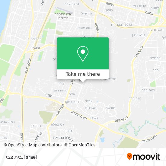 Карта בית צבי