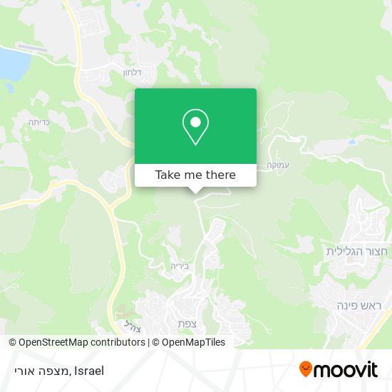 מצפה אורי map