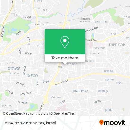 בית הכנסת אהבת אחים map