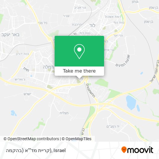 קריית מד""א (בהקמה) map