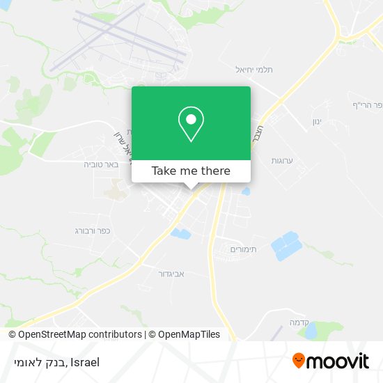 בנק לאומי map