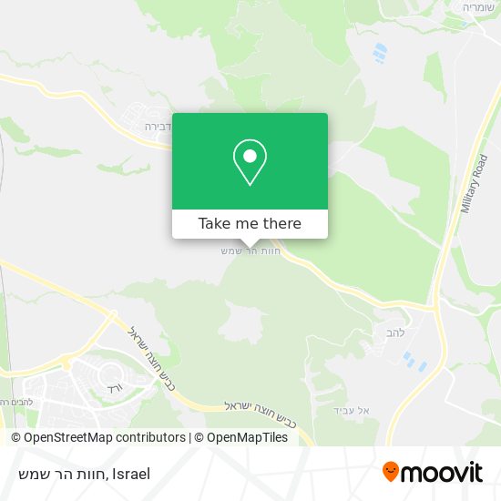 חוות הר שמש map