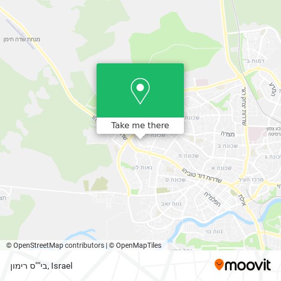 בי""ס רימון map