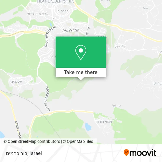 Карта בור כרמים