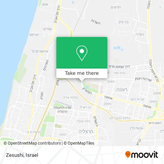 Zesushi map