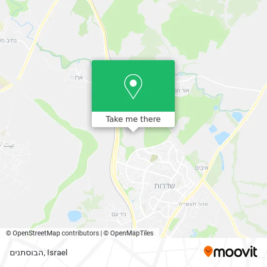 Карта הבוסתנים