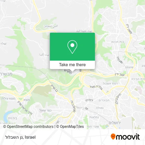 Карта גן השבלול