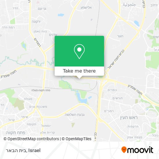 בית הבאר map