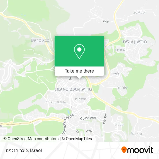 Карта כיכר הנגנים