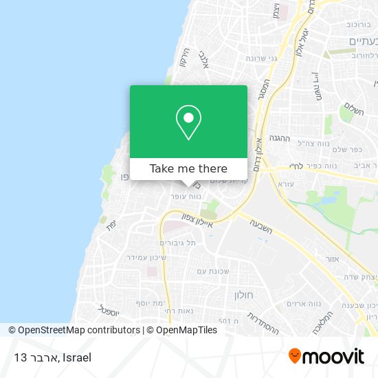 ארבר 13 map