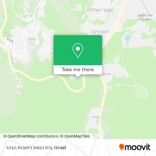 בית כנסת רחובות הנהר map