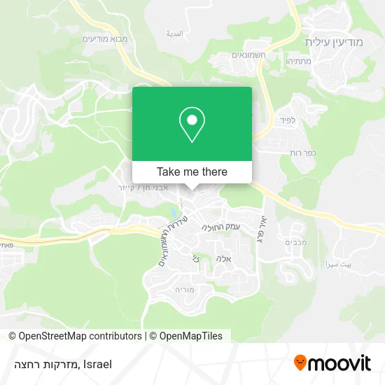 Карта מזרקות רחצה