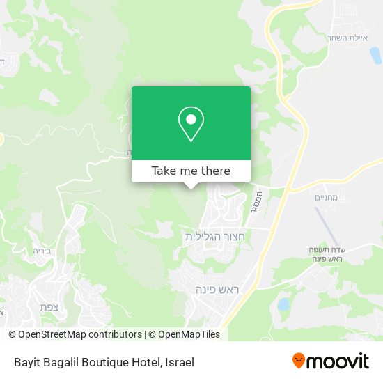 Bayit Bagalil Boutique Hotel map