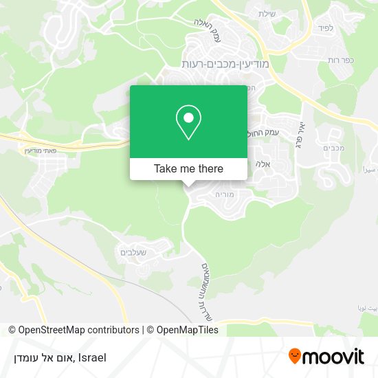 אום אל עומדן map