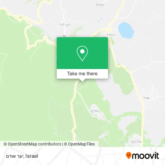 Карта יער אודם