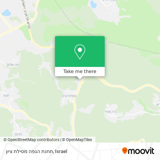 תחנת הגפה מסילת ציון map