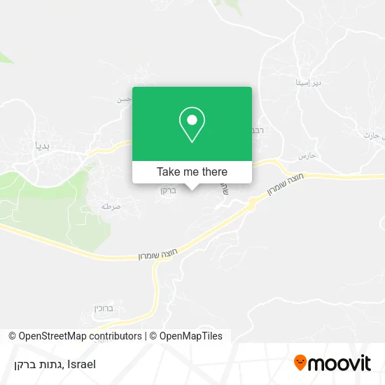 Карта גתות ברקן