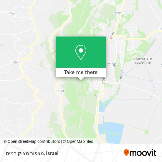 מצפור מצוק רמים map