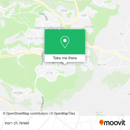 Карта לב רעות