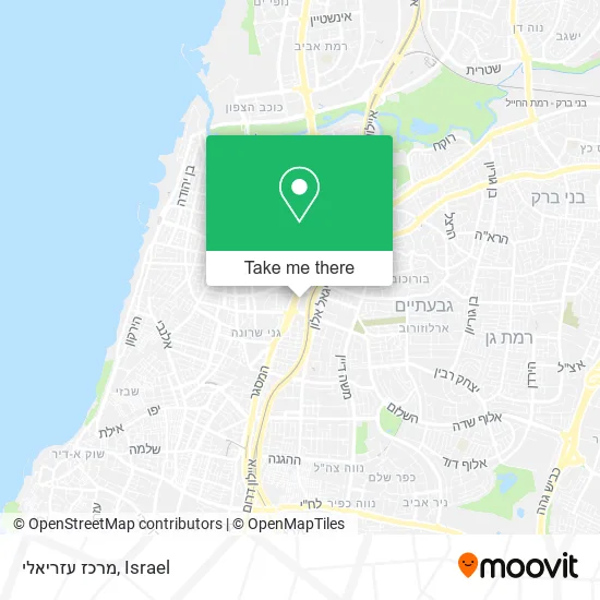 Карта מרכז עזריאלי