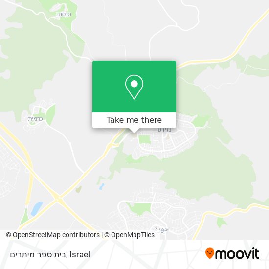 בית ספר מיתרים map