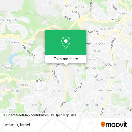 Карта גן נחמיה