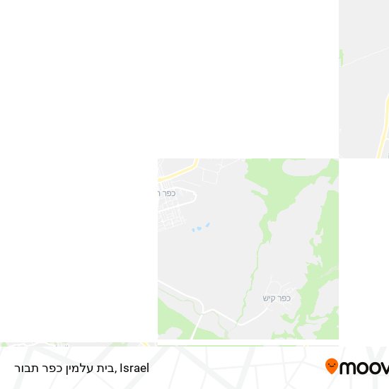 Карта בית עלמין כפר תבור
