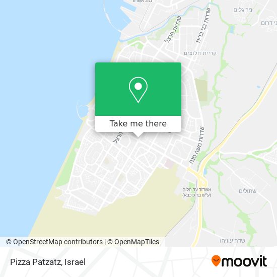 Pizza Patzatz map