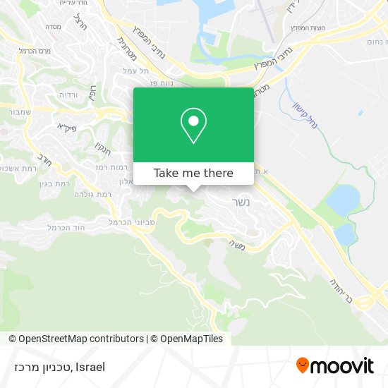 טכניון מרכז map