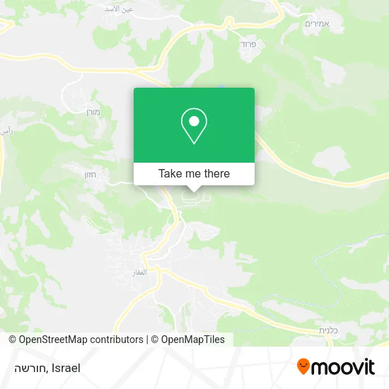 Карта חורשה