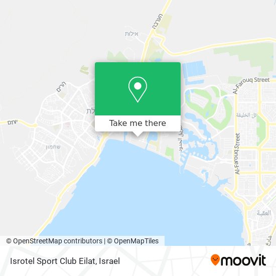 Isrotel Sport Club Eilat map