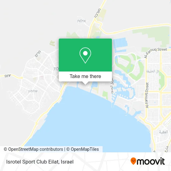 Карта Isrotel Sport Club Eilat
