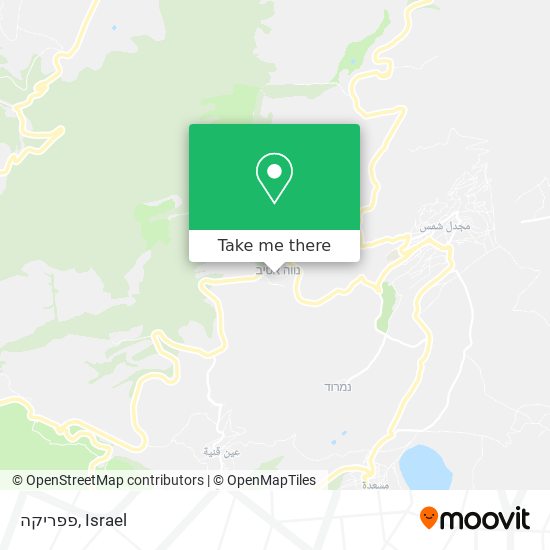 פפריקה map