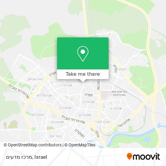 מרכז מדעים map