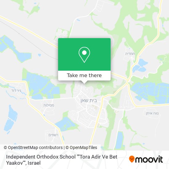 Independent Orthodox School ""Tora Adir Ve Bet Yaakov"" map