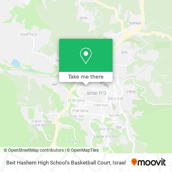 Beit Hashem High School's Basketball Court map