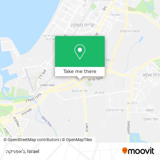 ג'אפניקה map